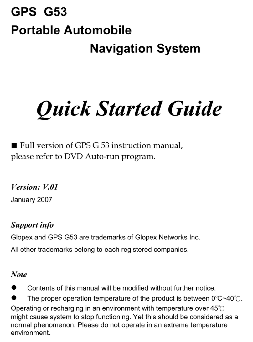 Glopex Networks GPS G53 User manual