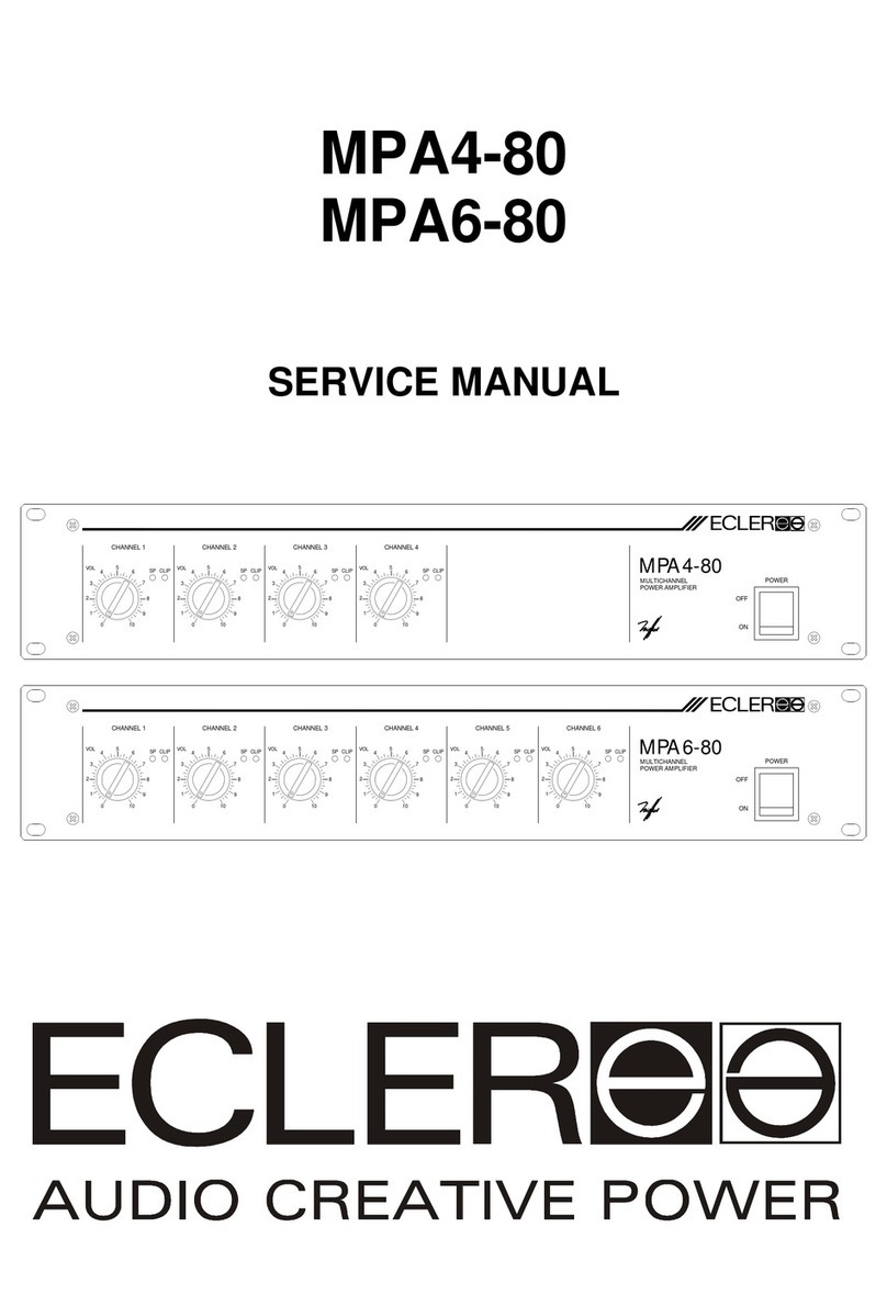 Ecleree MPA4-80 Service manual