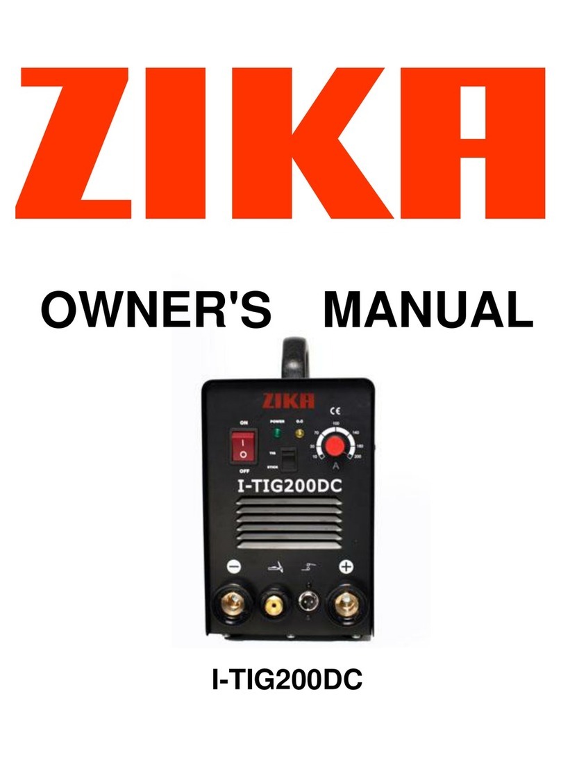 zika I-TIG200DC User manual