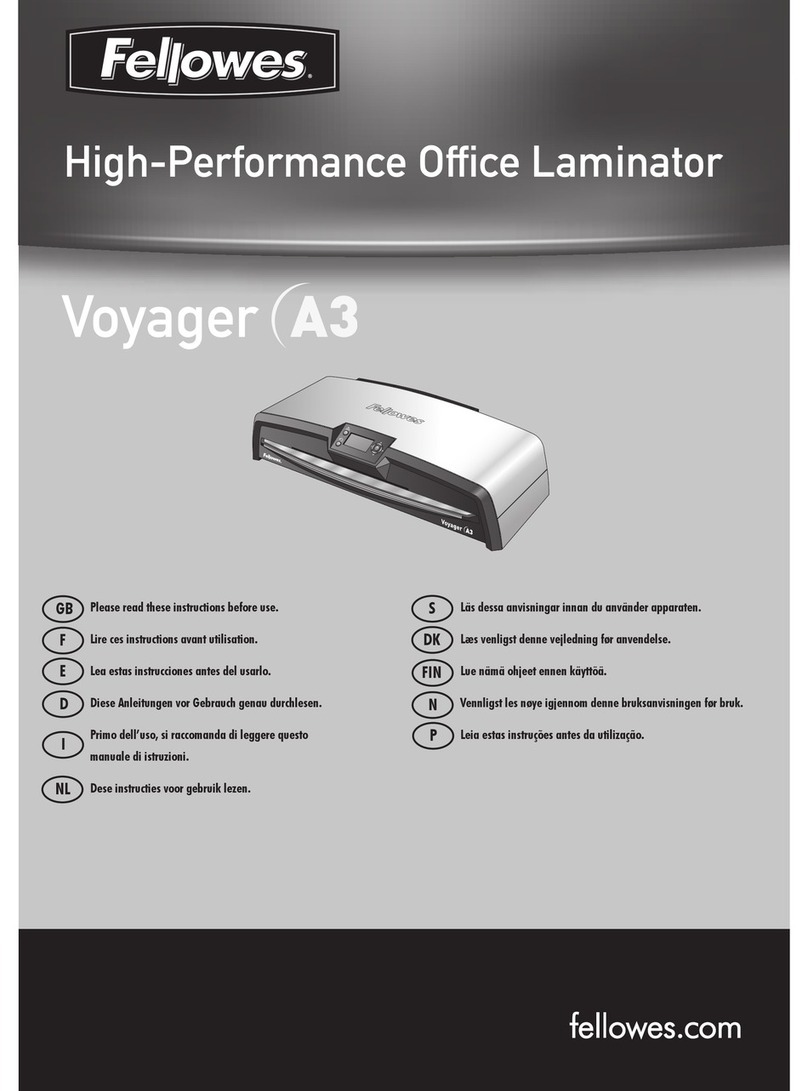 Fellowes Voyager A3 User manual