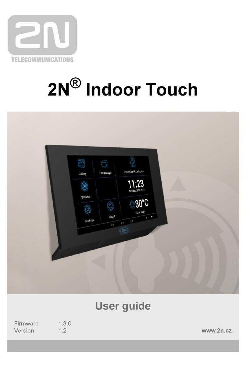 2N Indoor Touch User manual