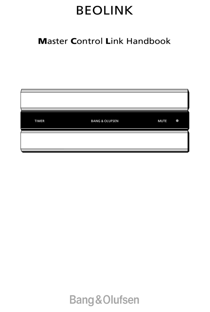 Bang & Olufsen BEOLINK VIDEO Handbook