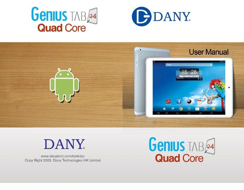 Dany Genius Tab Q4 user manual