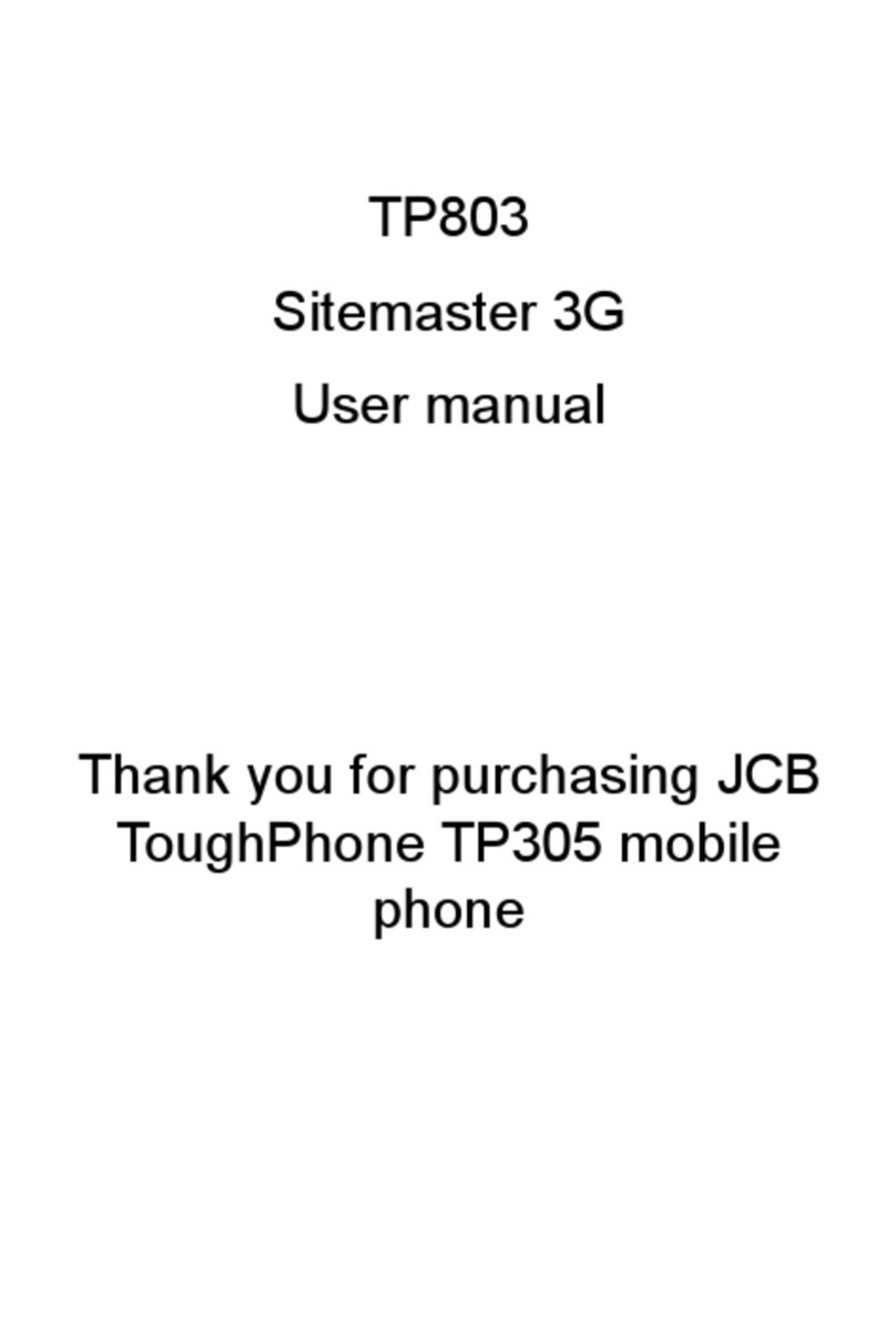 jcb TP305 Sitemaster 2 User manual