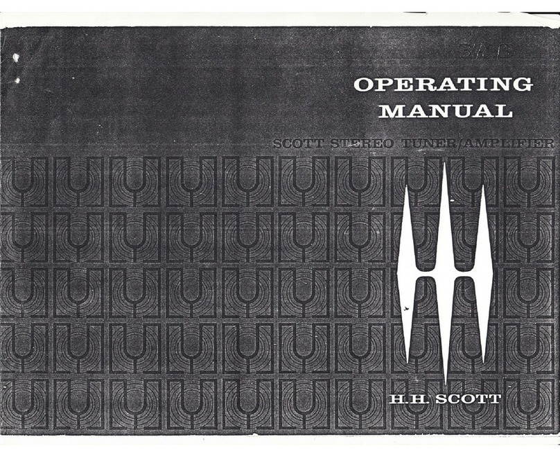 HH Scott 340B User manual