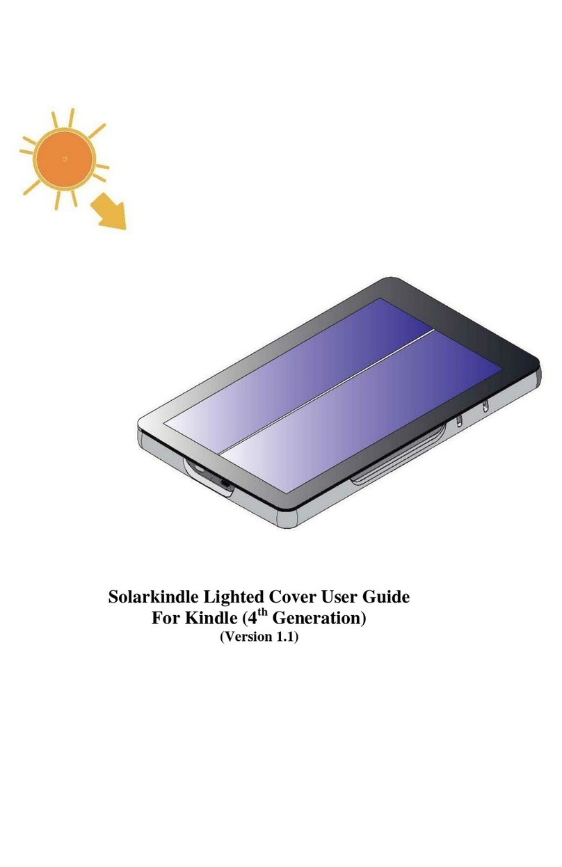 Solarmio Solarkindle Lighted Cover user guide