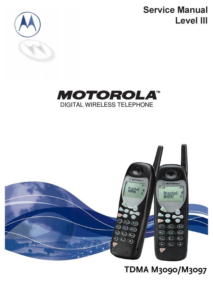 Motorola TDMA M3090 User manual