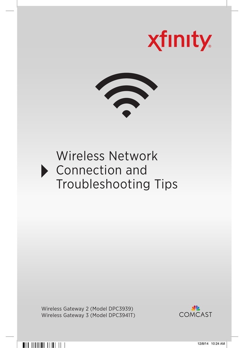 Comcast DPC3939 Connection guide