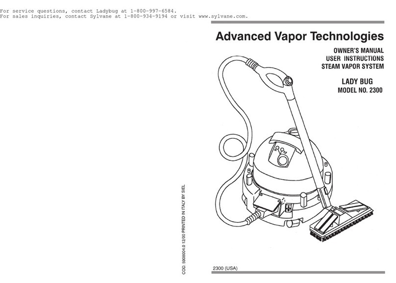 Advanced Vapor Technologies Lady Bug 2300 owner's manual
