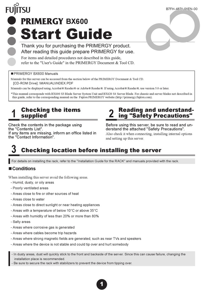 Fujitsu PRIMERGY BX600 Guide