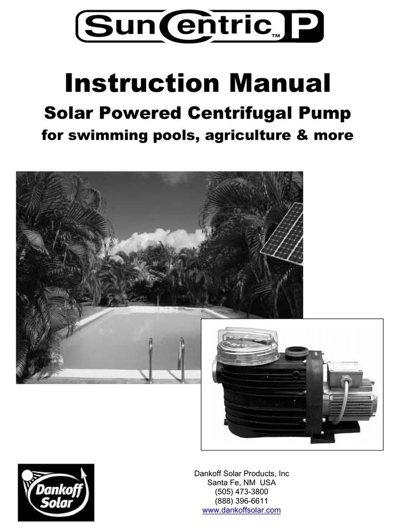 Dankoff Solar Products SunCentric P instruction manual