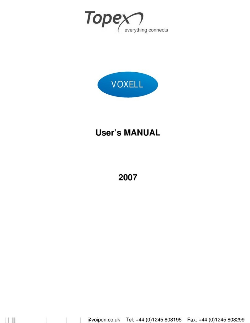 Topex Voxell user manual