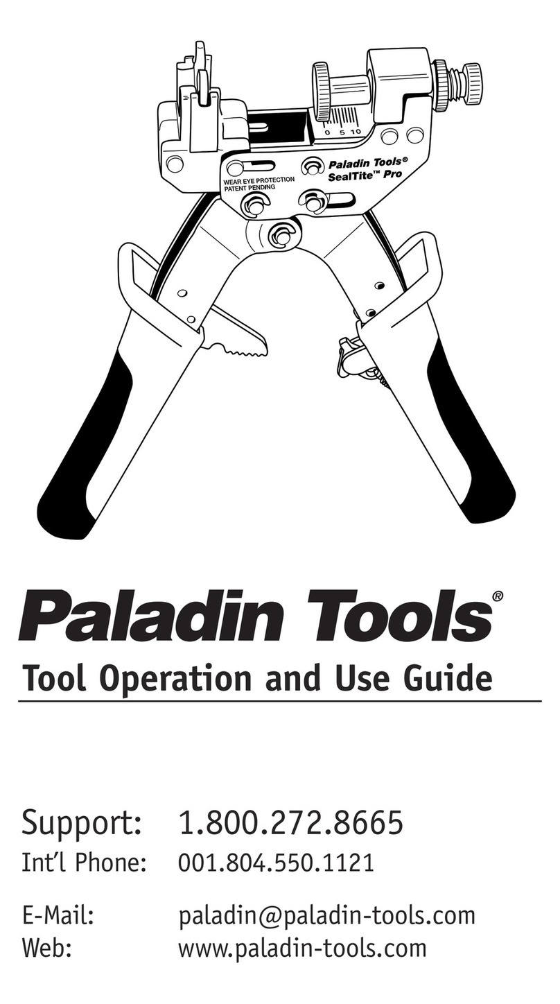 Paladin Tools 1112 AM Operating manual