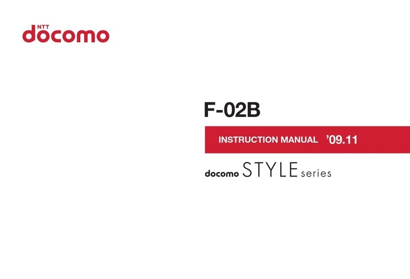 Docomo F-02B User manual