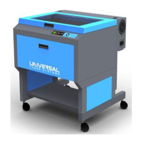 Universal Laser Systems PLS3.60 Safety, installation, operation, and basic maintenance manual
