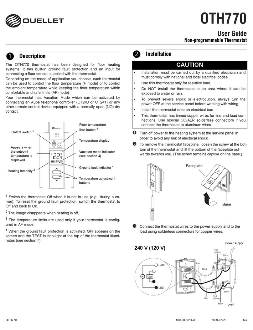 Ouellet OTH770 User manual