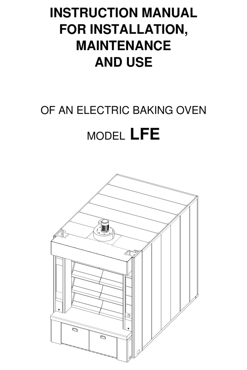 Logiudice Forni LFE Instruction manual for installation, maintenance and use