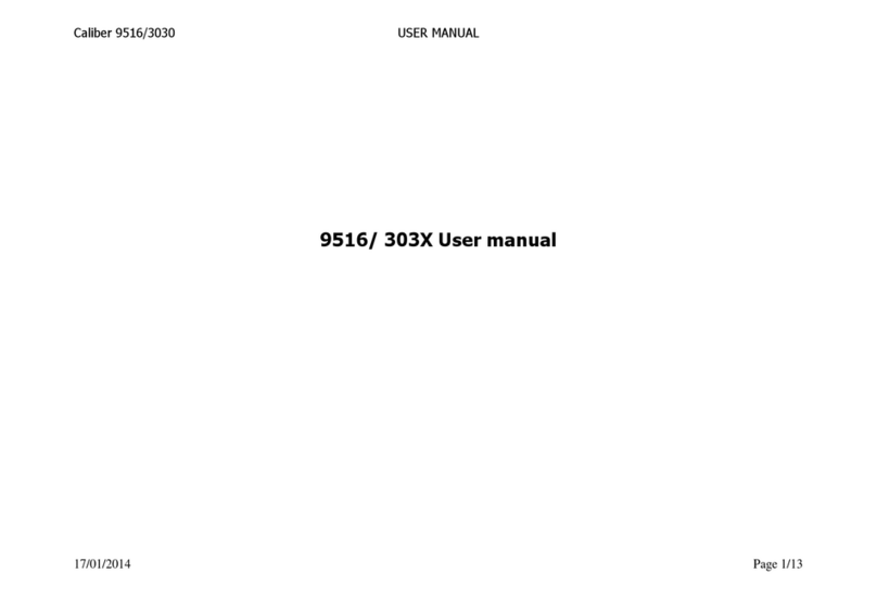 Caliber 9516 user manual