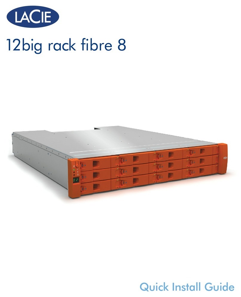 LaCie 12big Rack Fibre 8 User manual