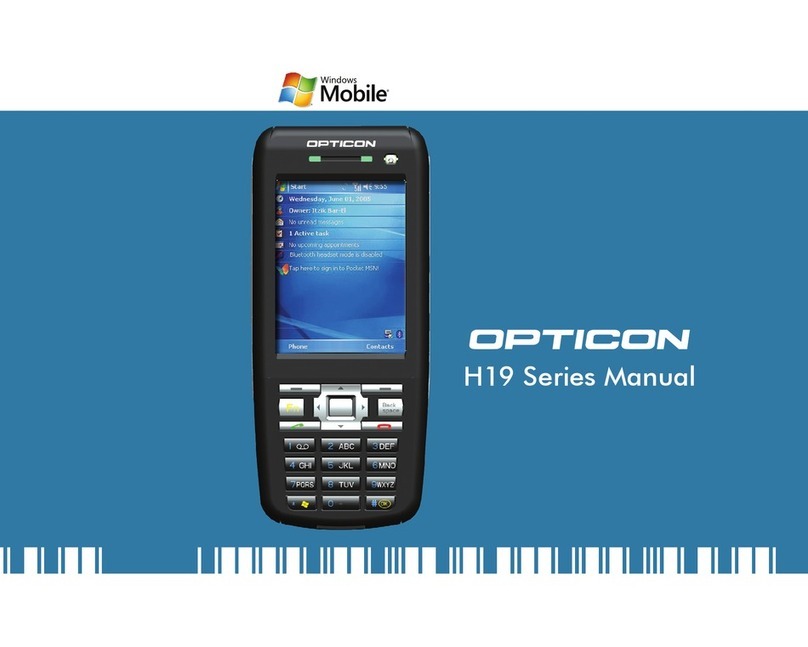 Opticon H-19 User manual