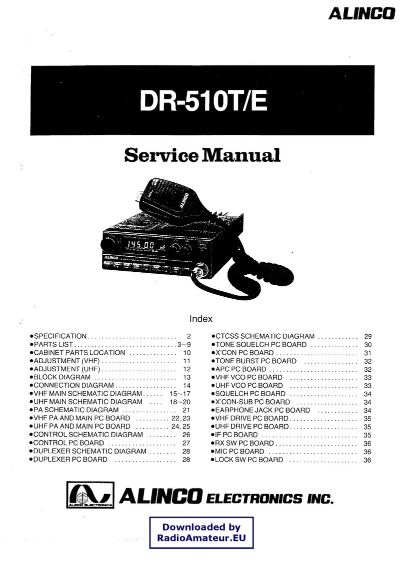 Alinco DR-510T User manual