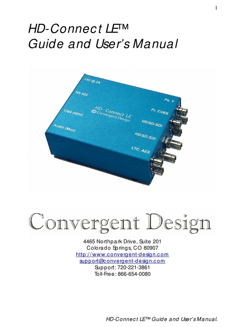Convergent Design HD-Connect LE user manual