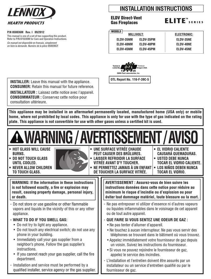 Lennox Elite ELDV-35NM User manual Lennox Elite ELDV-35NM User manual