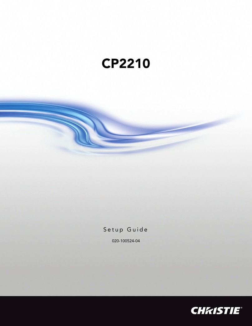 Christie Solaria CP2210 Setup guide