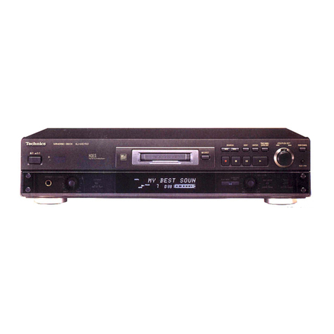 Technics SJ-MD150 User manual