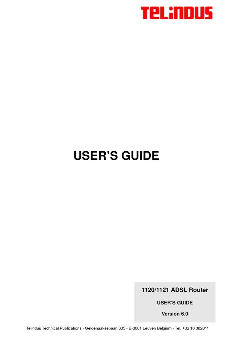 Telindus 1120 user guide