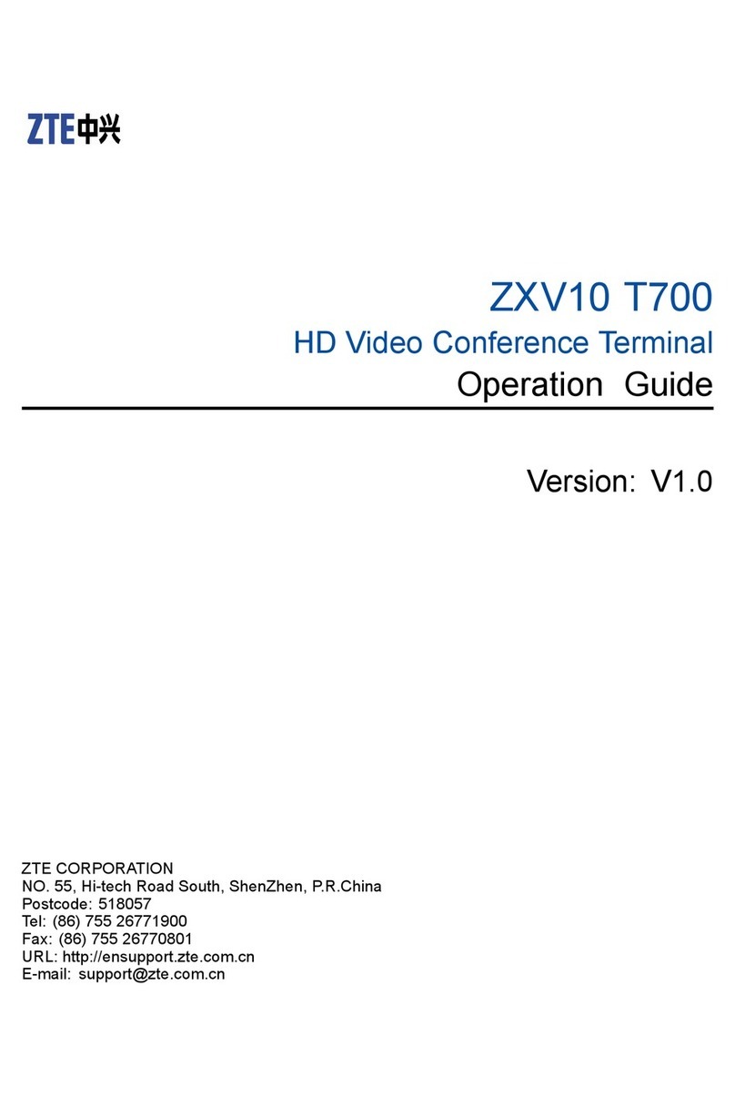 Zte ZXV10 T700 User manual