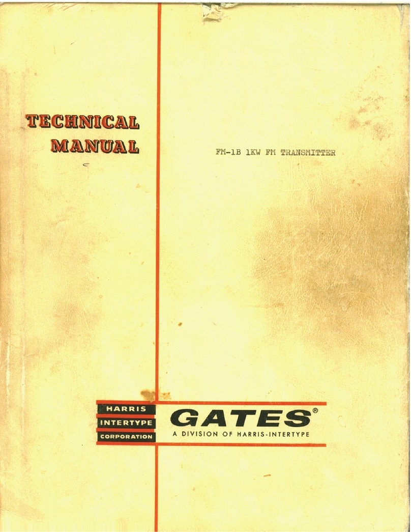 Gates FM-1B Technical manual