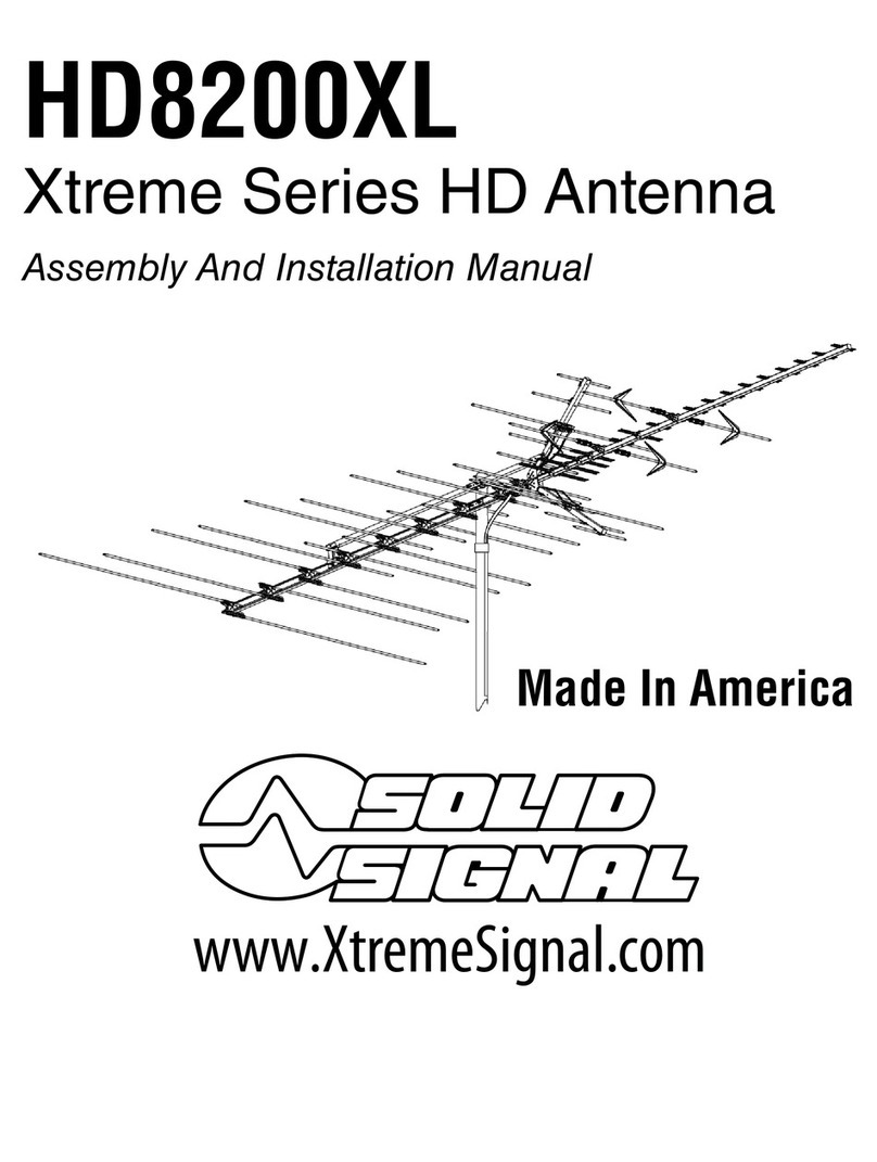 Solid Signal Xtreme HD8200XL Assembly and installation manual Solid Signal Xtreme HD8200XL Assembly and installation manual