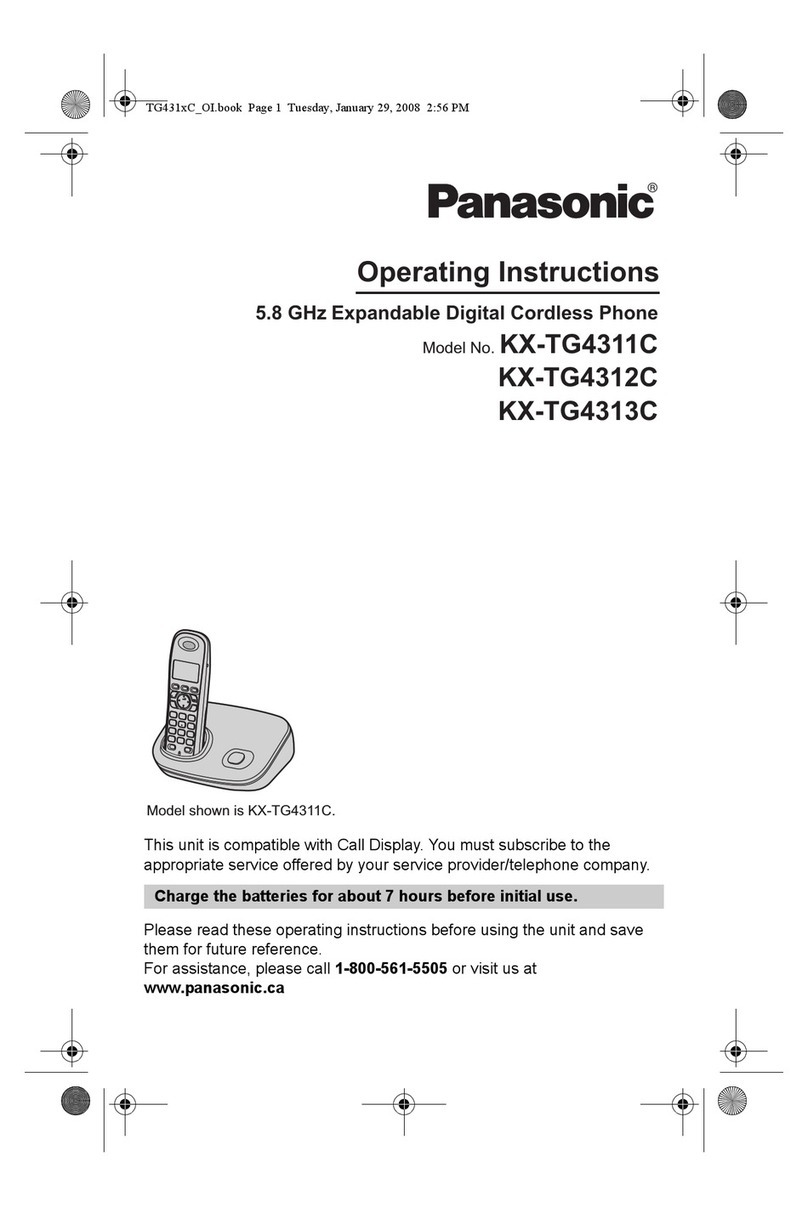 Panasonic KX-TG4311C User manual