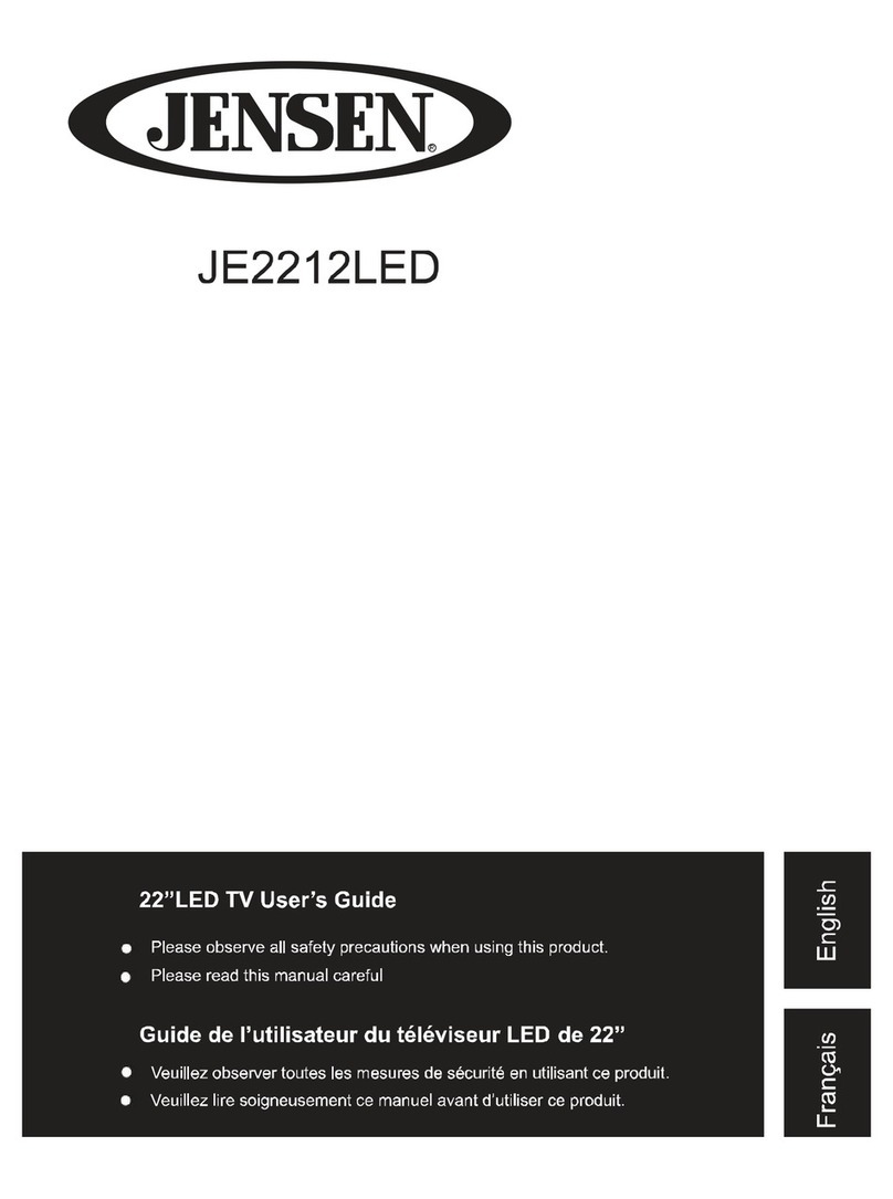 Jensen JE2212LED User manual
