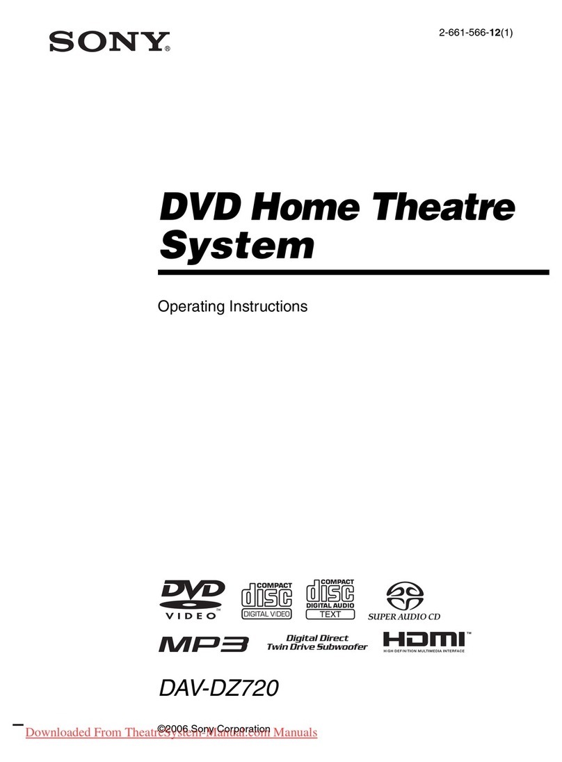 Sony DAV-DZ720 operating instructions