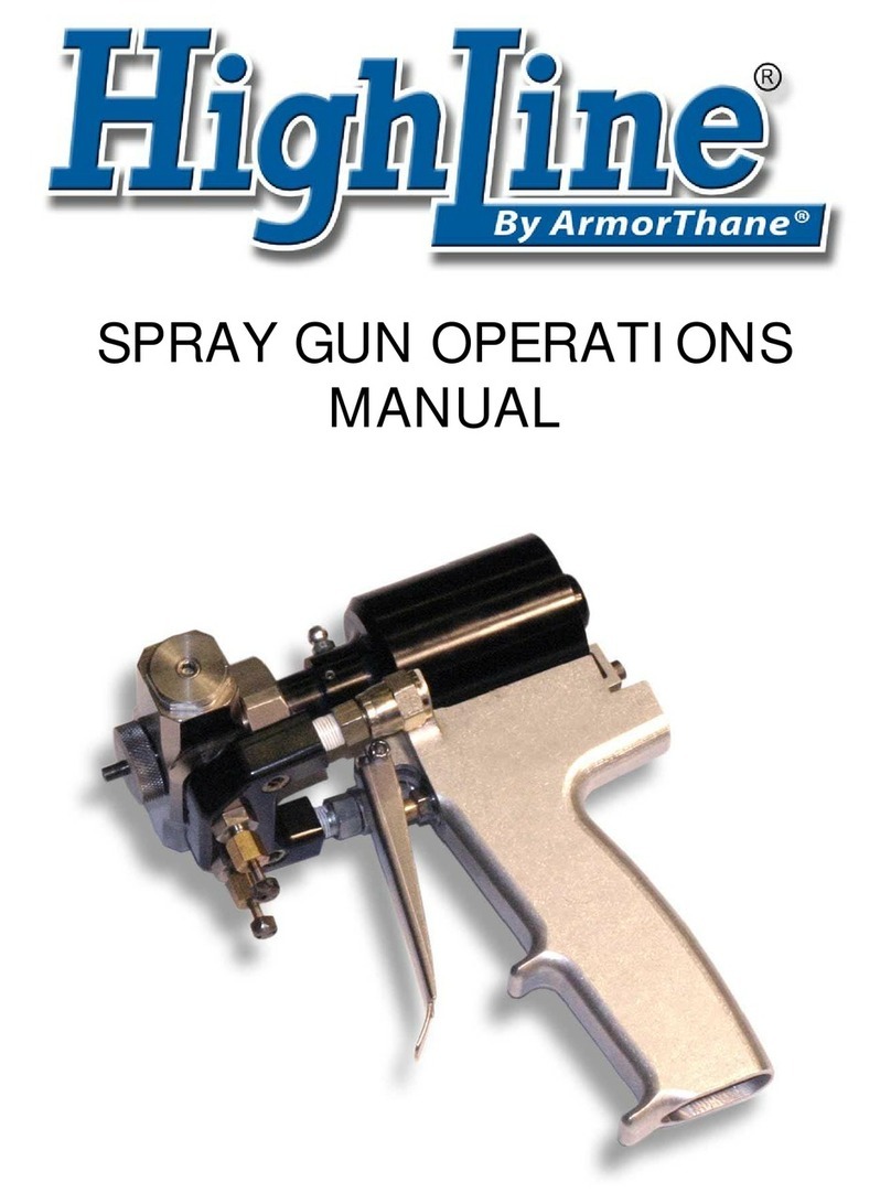 HighLine spray gun Operation manual