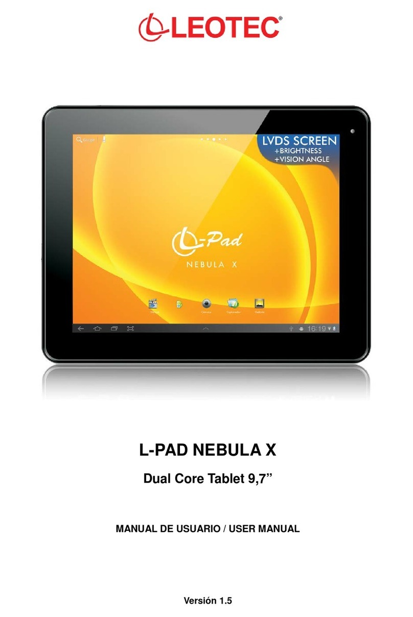Leotec L-PAD NEBULA X user manual