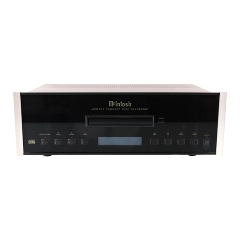 McIntosh MCD751 User manual