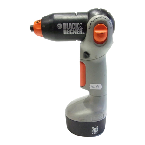 Black & Decker screwdriver User manual