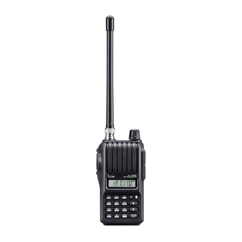 Icom IC-V80E Installation and operating instructions