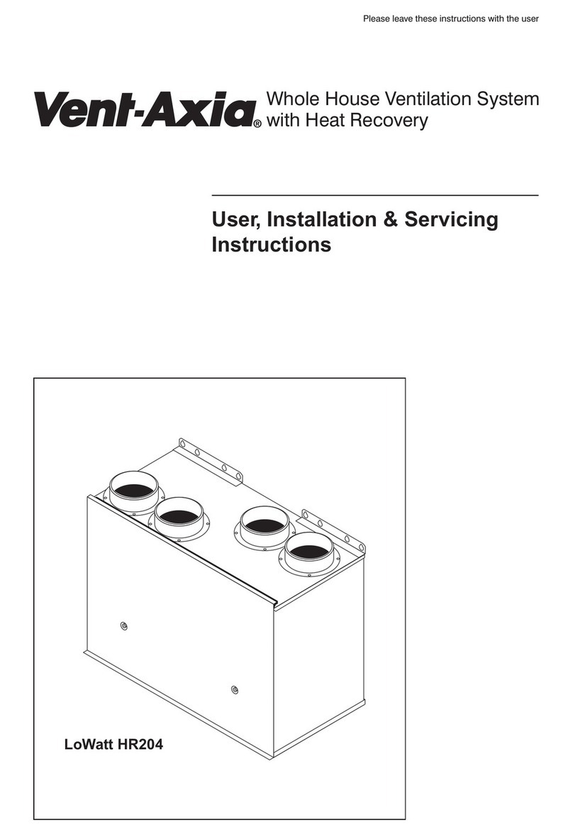 Vent-Axia LoWatt HR204 User guide