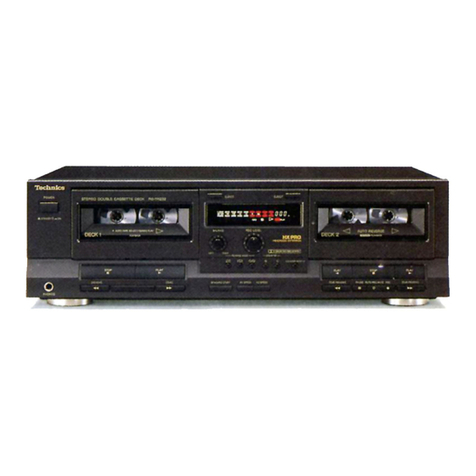 Technics RS-TR232 User manual