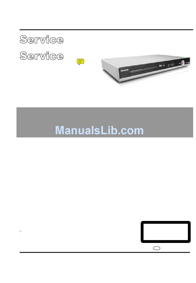 Philips DVDR3408 User manual