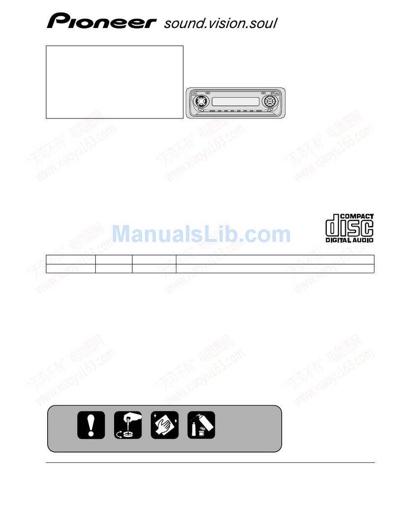 Pioneer DEH-2400F User manual