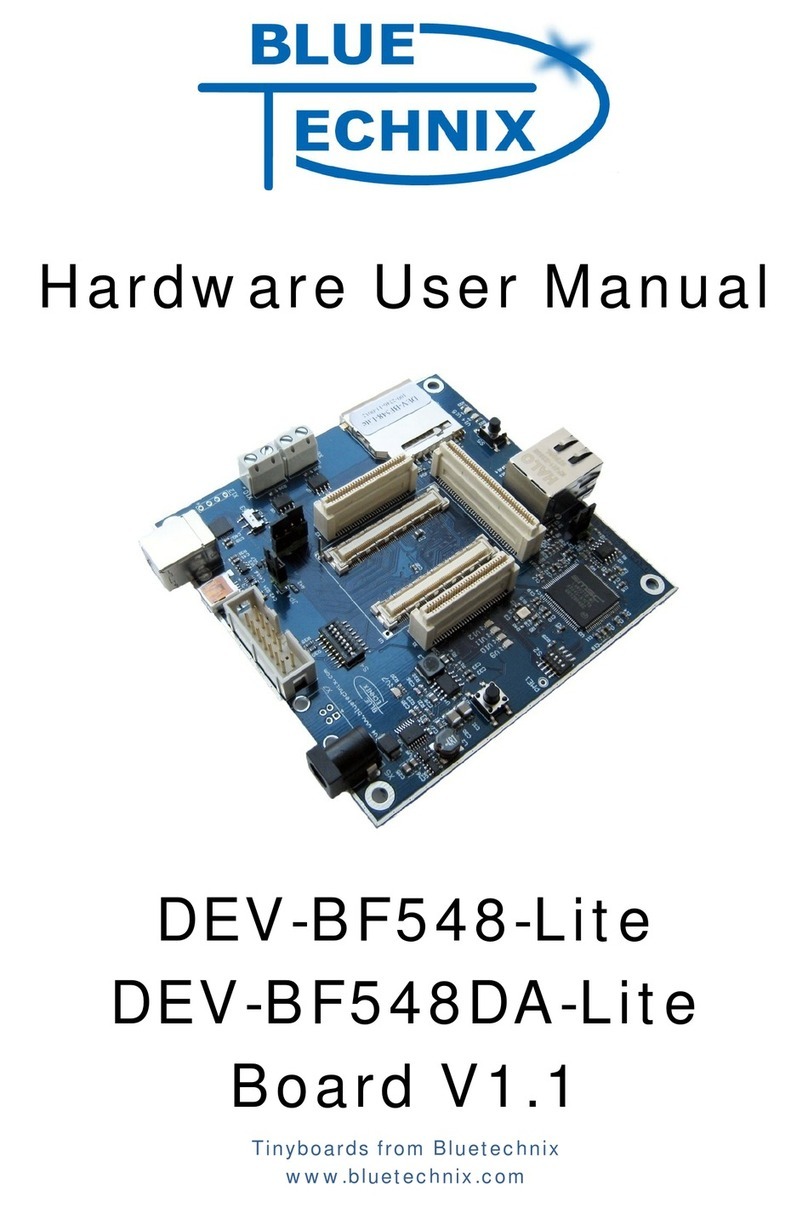 Blue Technix DEV-BF548-Lite Hardware user manual
