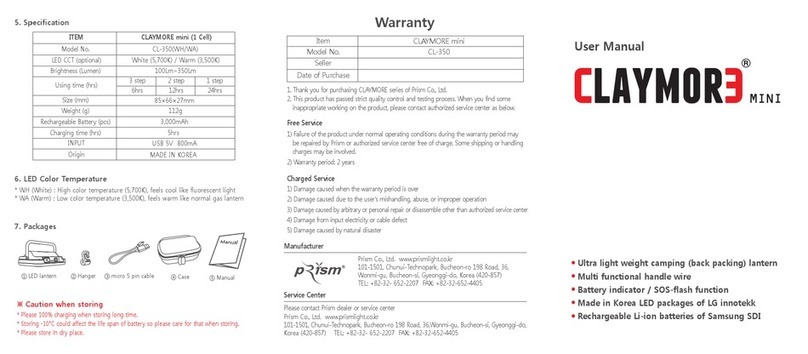 CLAYMORE CLAYMORE mini user manual