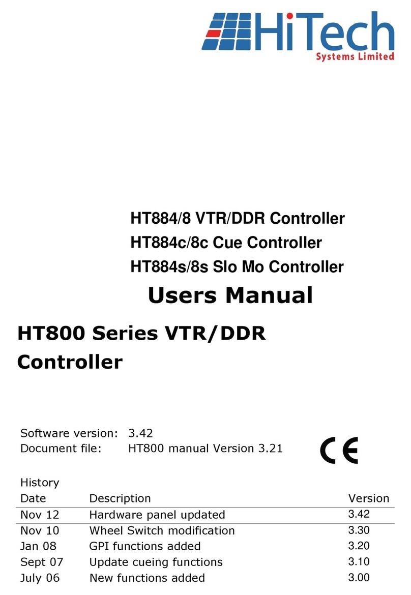 Hitech HT884/8 user manual Hitech HT884/8 user manual