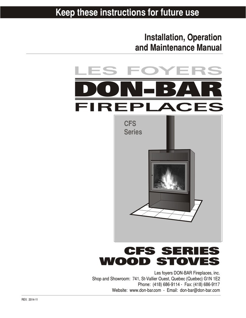 DON-BAR CFS SERIES Installation, operation and maintenance manual