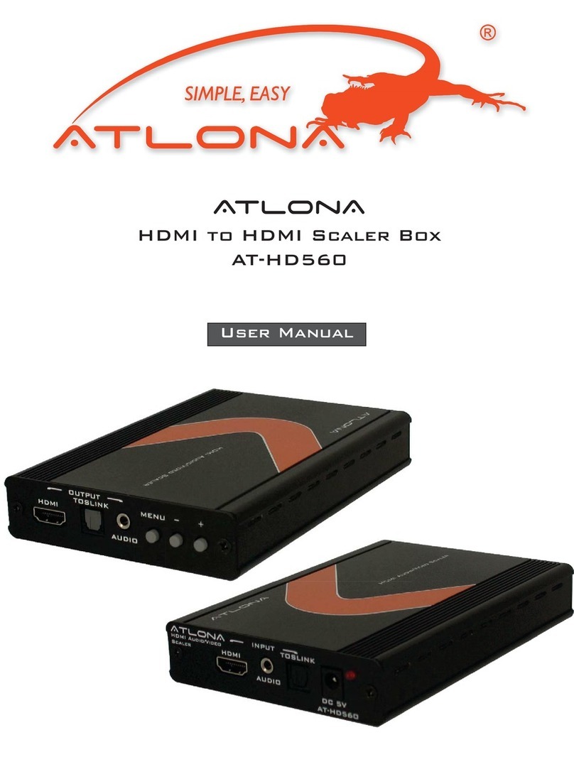 Atlona AT-HD560 User manual